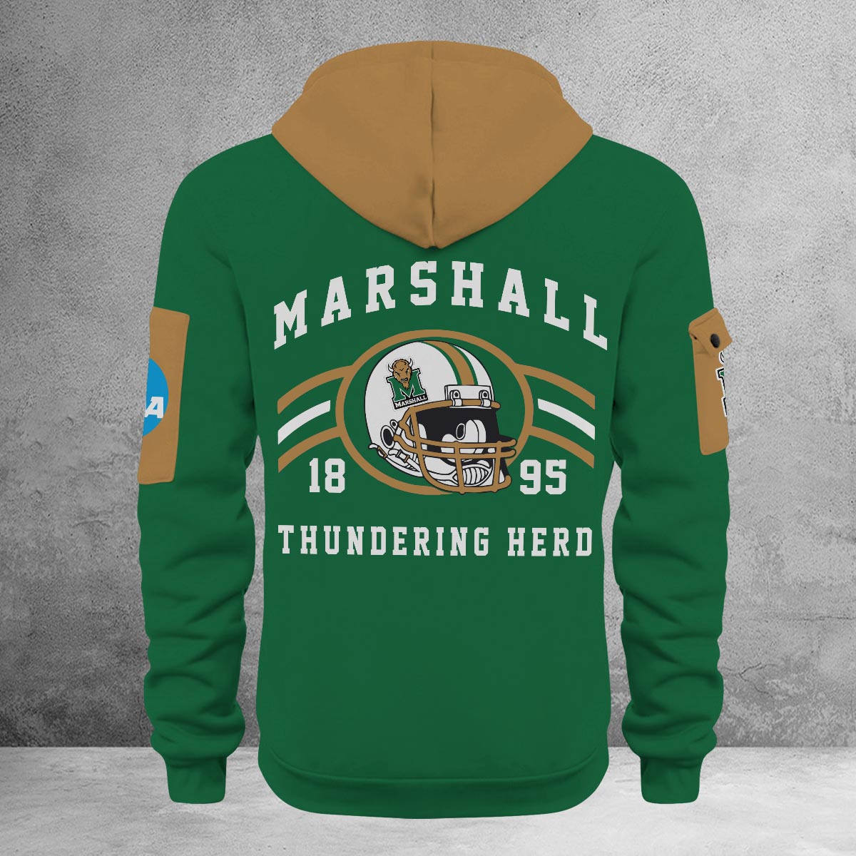 Sportswearmerch Marshall Thundering Herd NCAA Half Zip Hoodie Personalized For Fan
