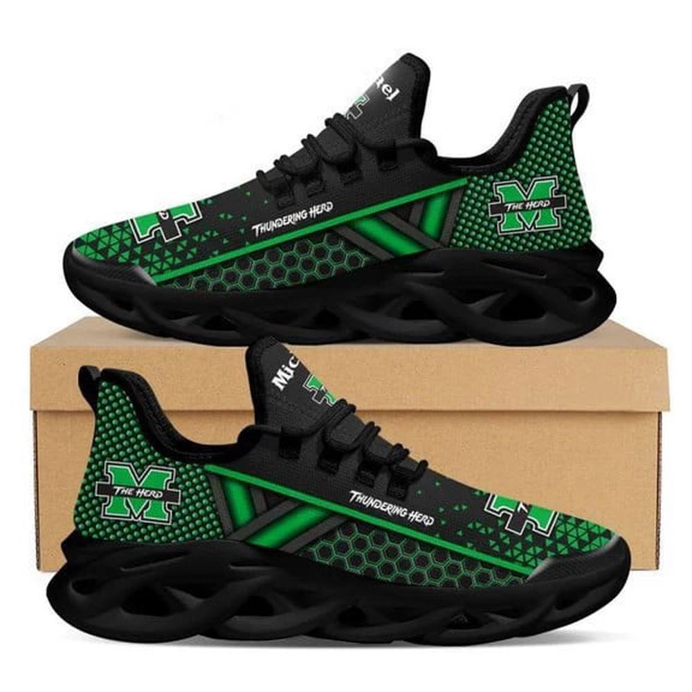 Sportswearmerch Marshall Thundering Herd NCAA Max Soul Shoes Sneakers For Men And Women