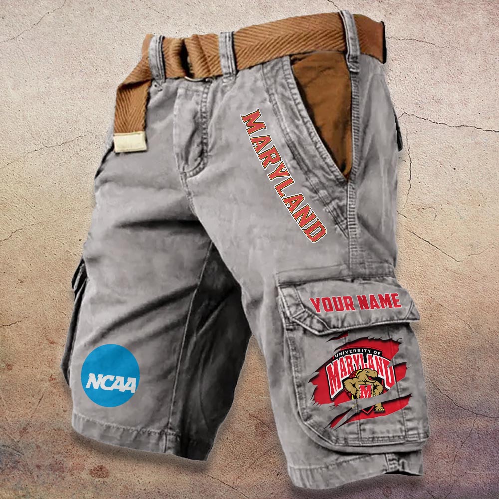 Sportswearmerch Maryland Terrapins NCAA Denim Short For Fan