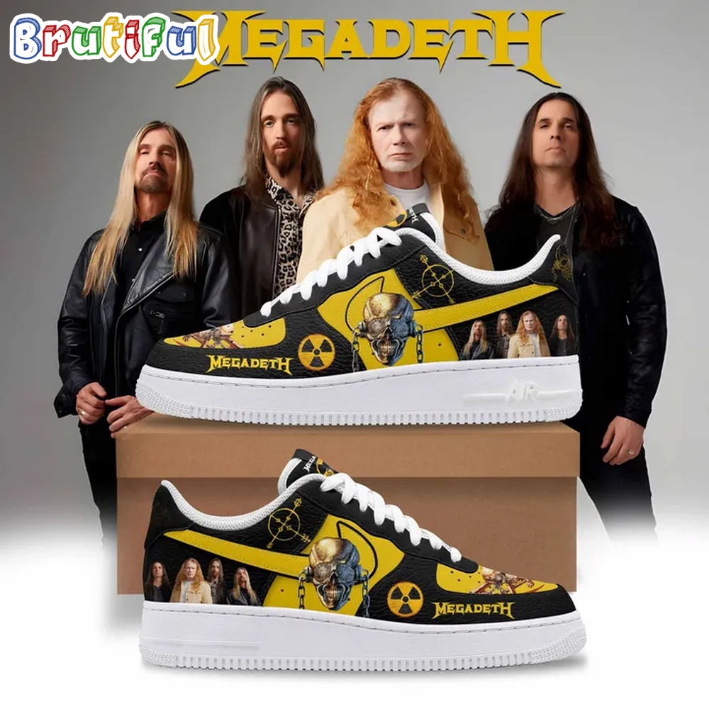 Sportswearmerch Megadeth Music Band Air Low-Top Shoes For Men And Women