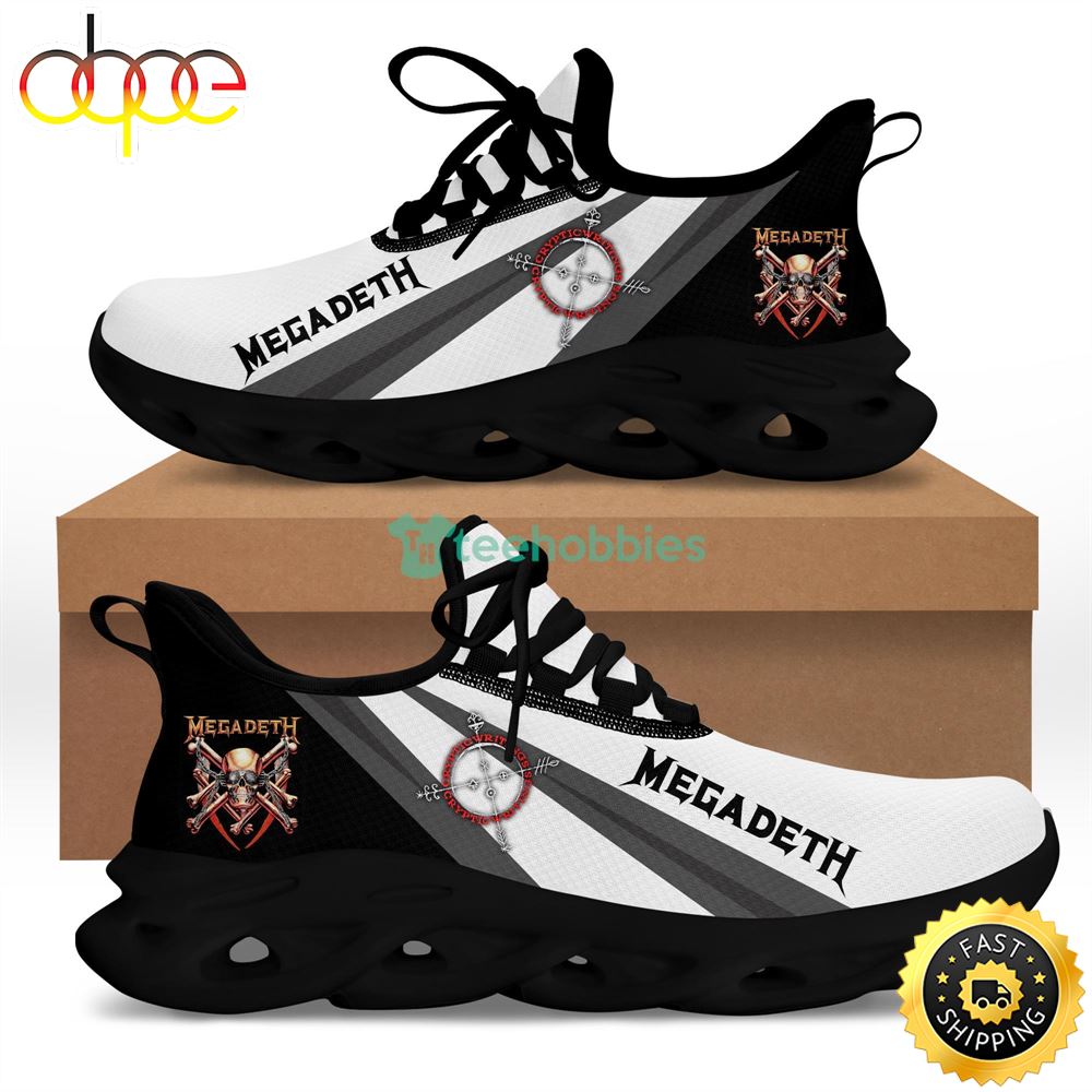 Sportswearmerch Megadeth Music Rock Band Max Soul Shoes Sneakers For Men And Women