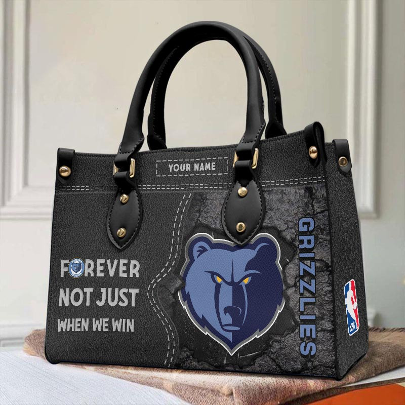 Sportswearmerch Memphis Grizzlies NBA Leather Handbag For Fan