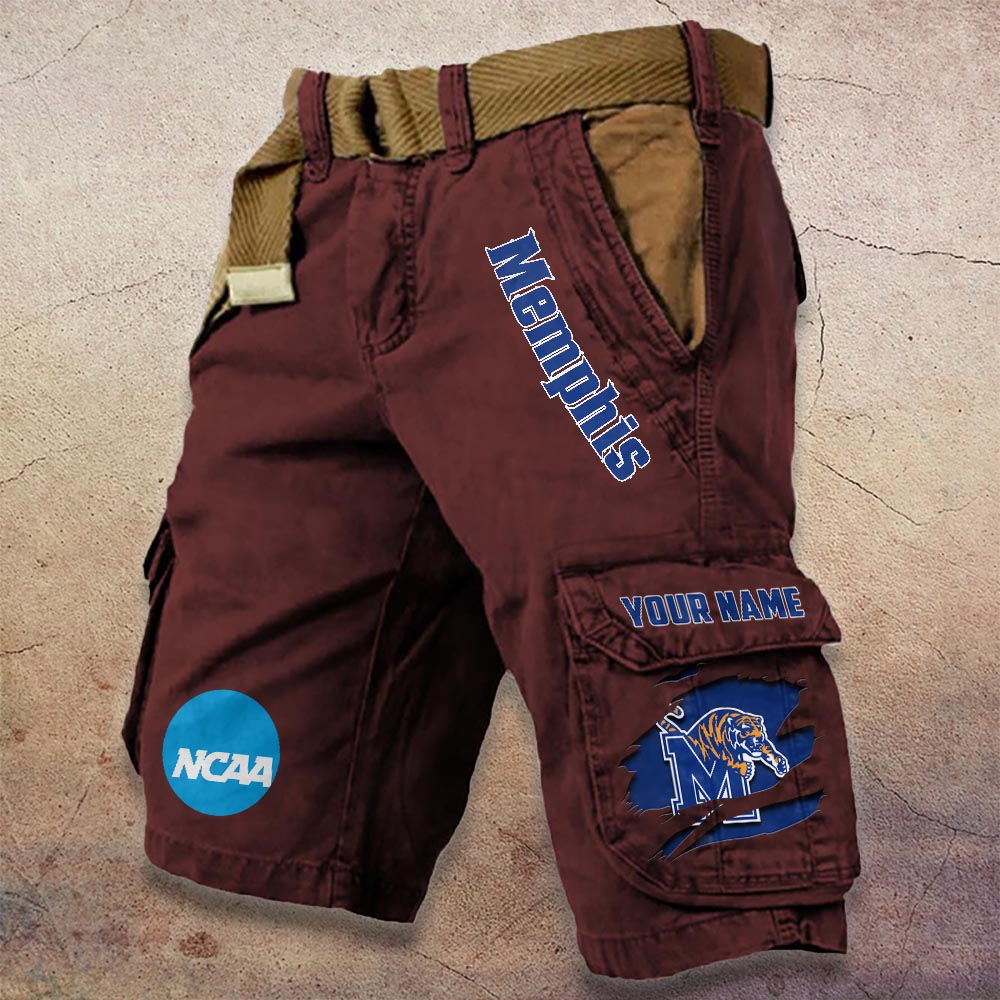 Sportswearmerch Memphis Tigers NCAA Denim Short For Fan