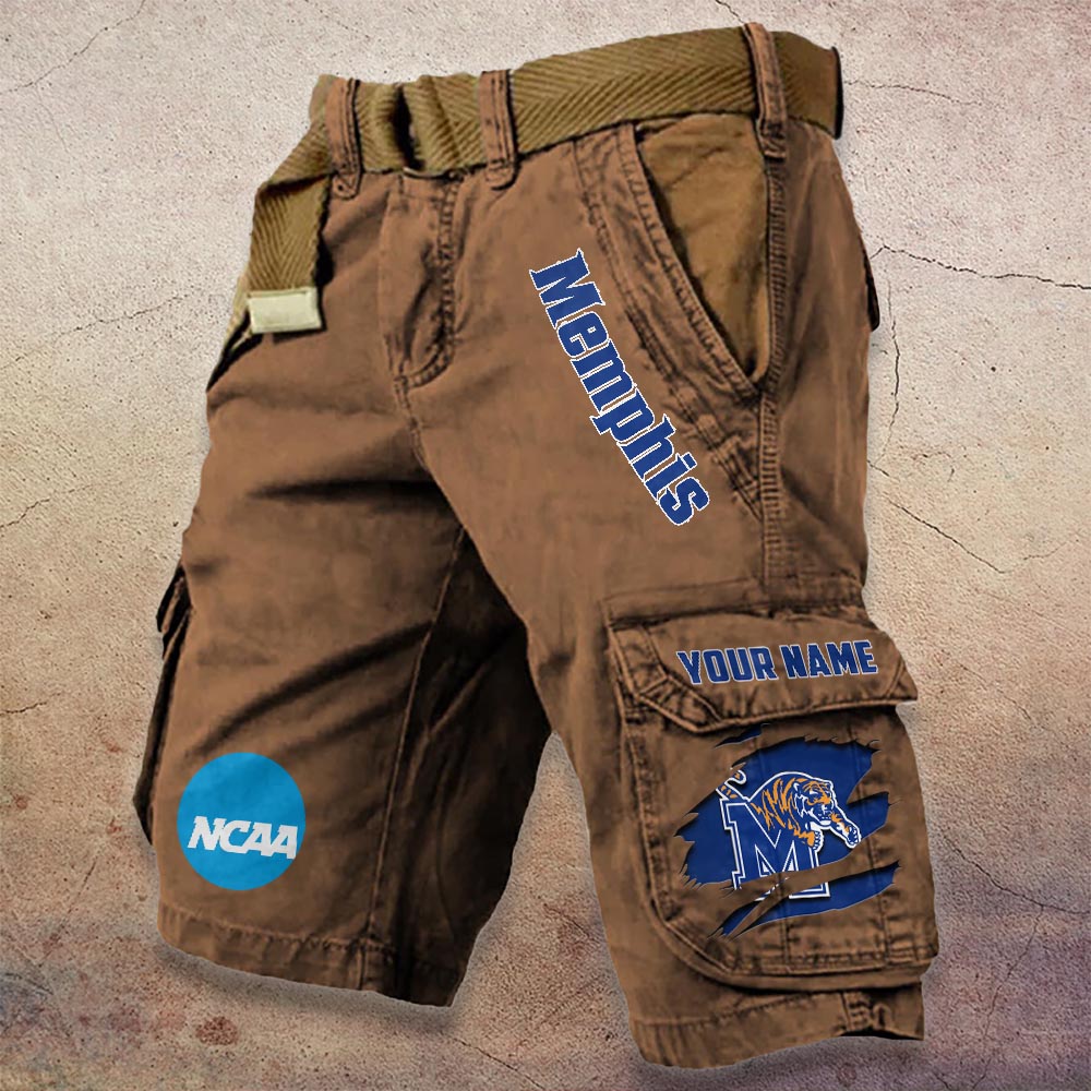 Sportswearmerch Memphis Tigers NCAA Denim Short For Fan