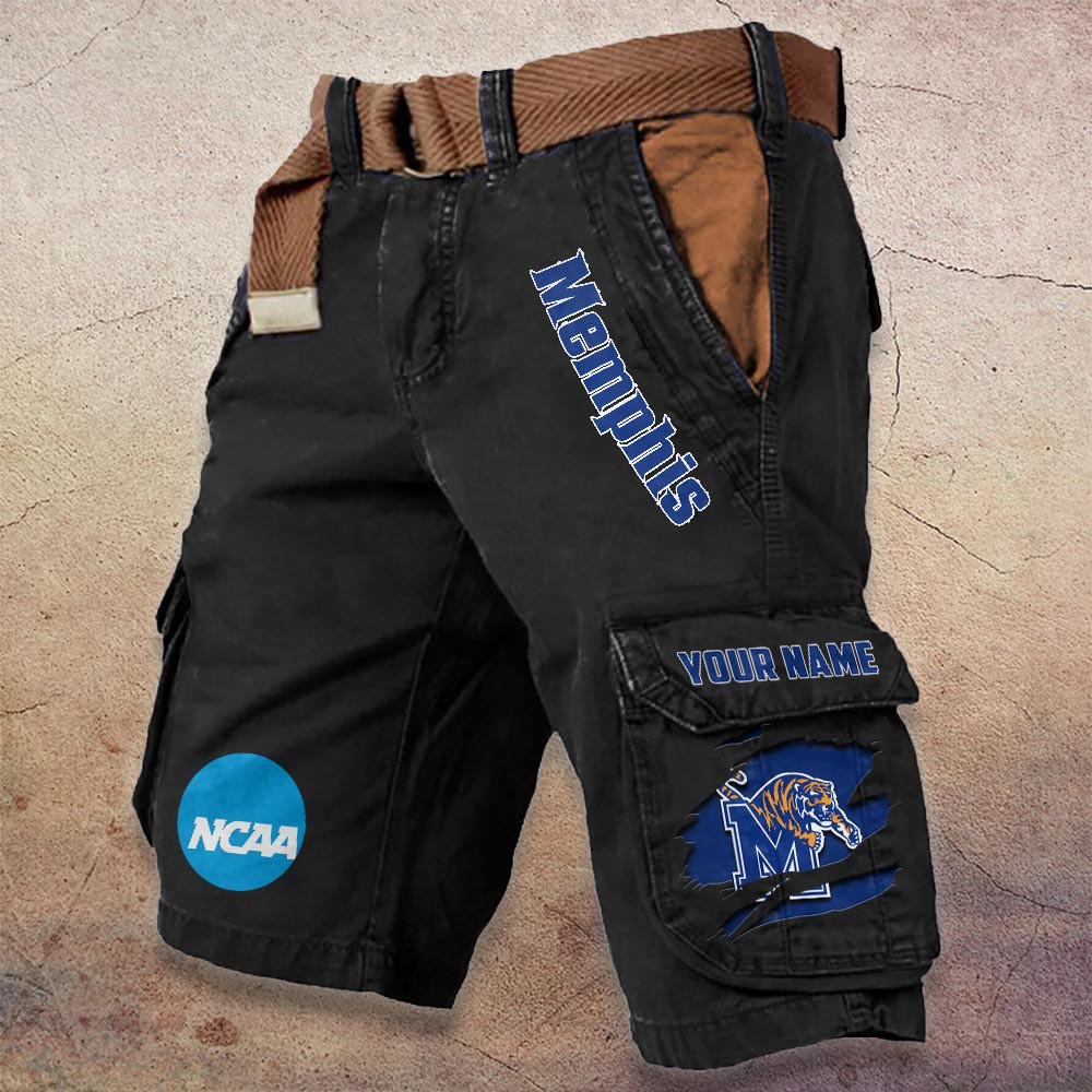 Sportswearmerch Memphis Tigers NCAA Denim Short For Fan