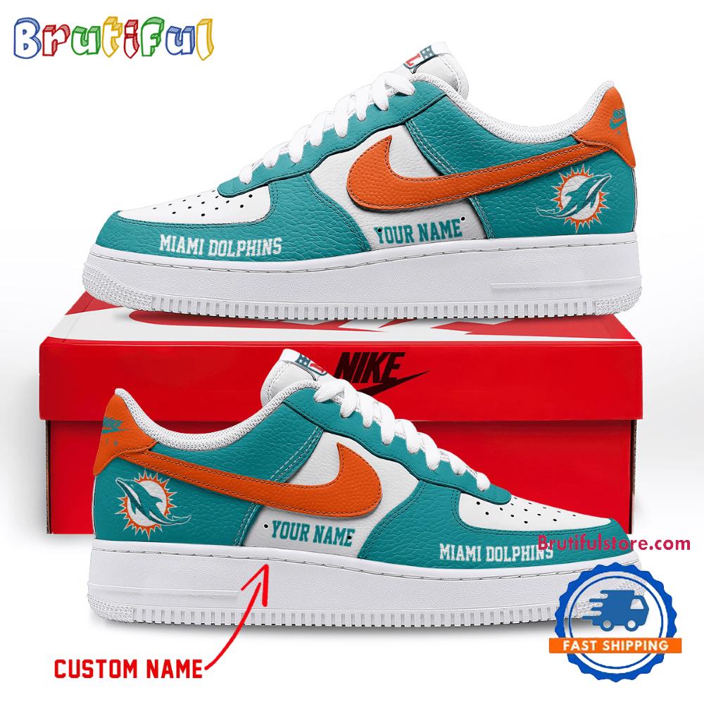 Sportswearmerch Miami Dolphins NFL Air Low-Top Shoes For Men And Women