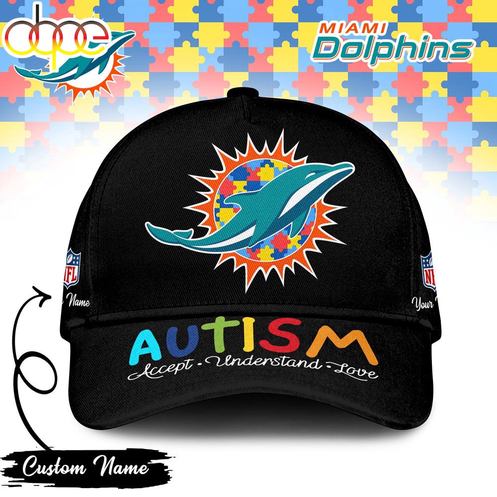 Sportswearmerch Miami Dolphins NFL Autism Classic Cap For Fan