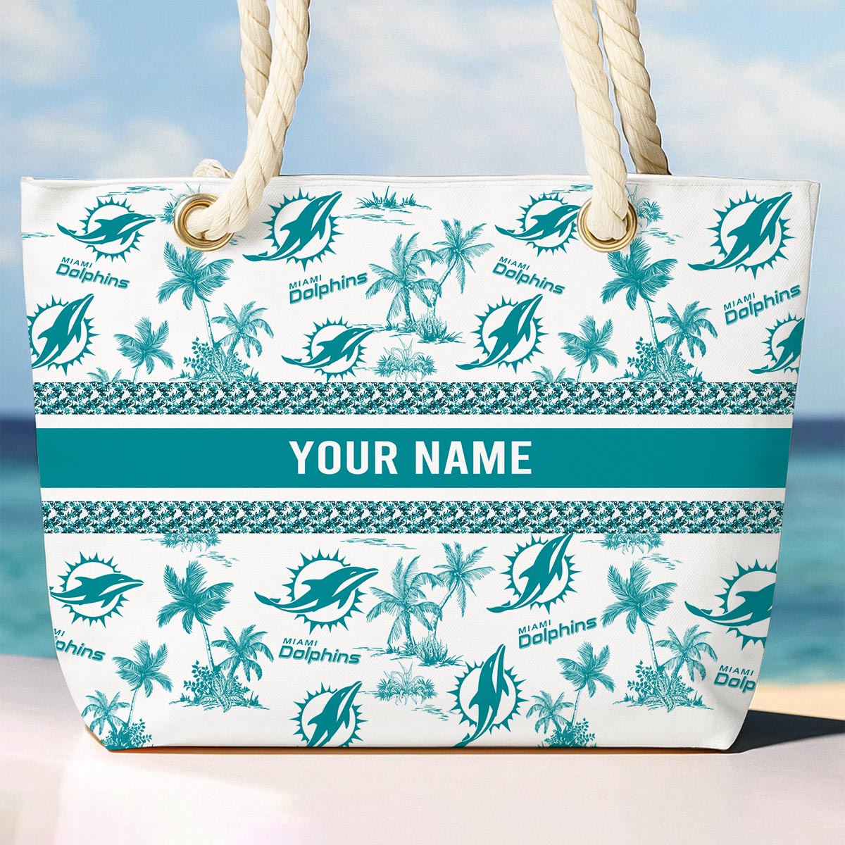 Sportswearmerch Miami Dolphins NFL Beach Bag For Fan