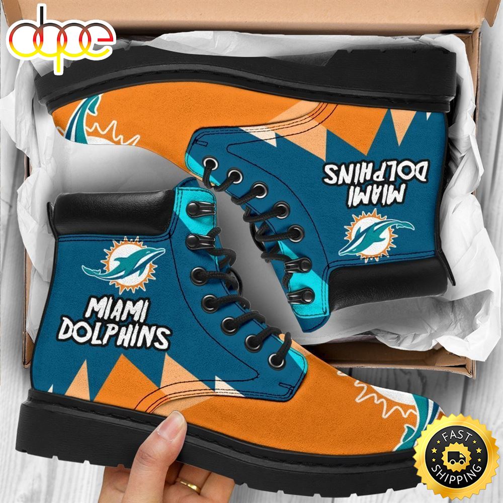 Sportswearmerch Miami Dolphins NFL Boots Shoes For Men And Women