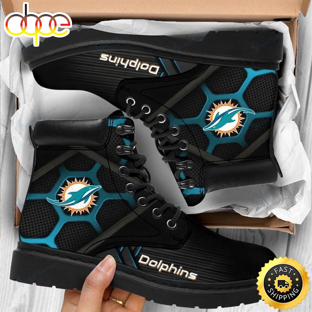 Sportswearmerch Miami Dolphins NFL Boots Shoes For Men And Women