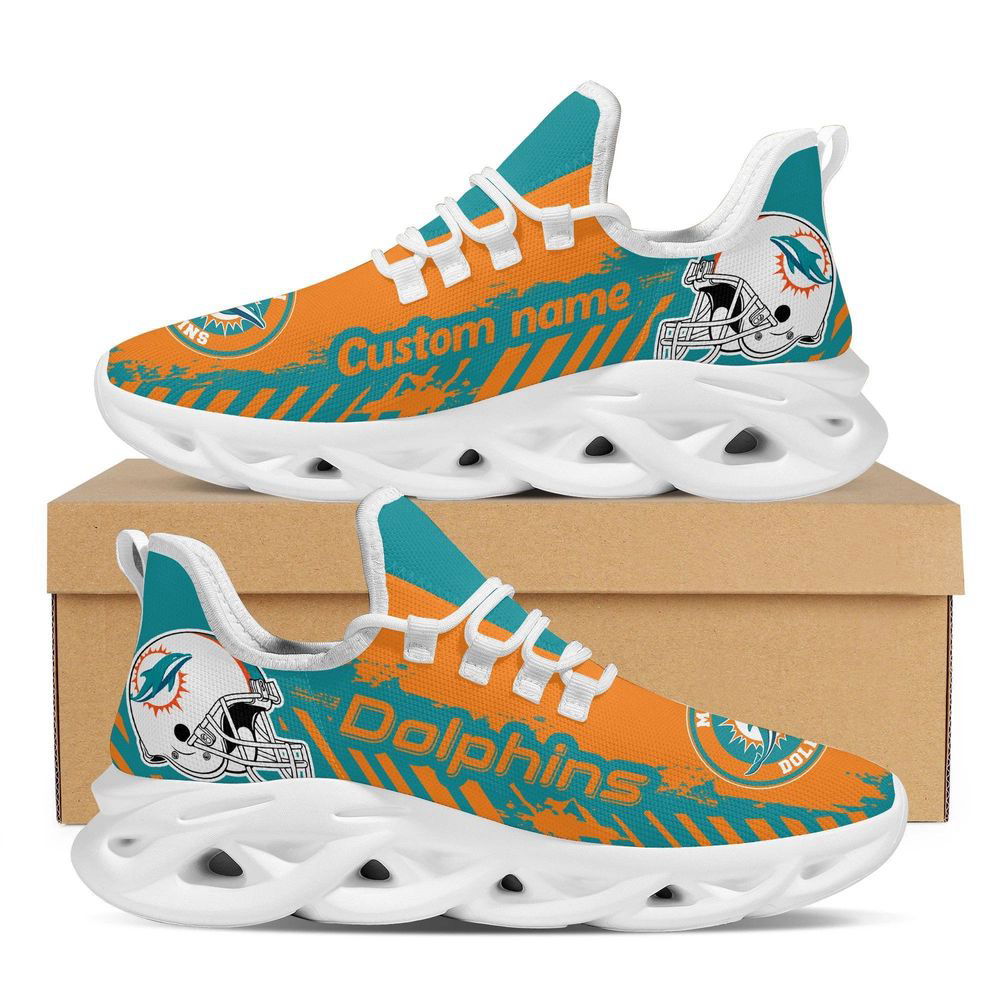 Sportswearmerch Miami Dolphins NFL Max Soul Shoes Sneakers For Men And Women