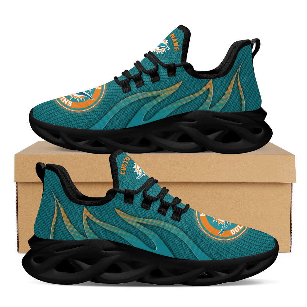 Sportswearmerch Miami Dolphins NFL Max Soul Shoes Sneakers For Men And Women