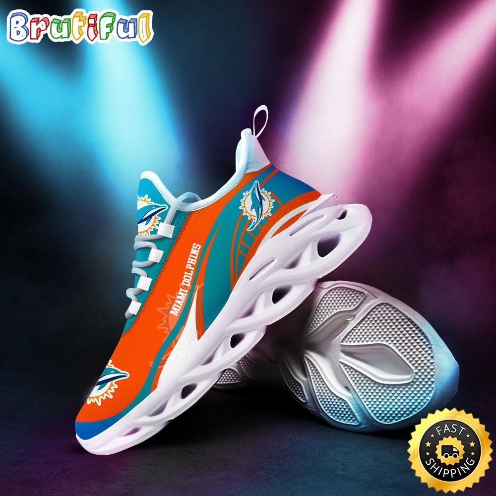 Sportswearmerch Miami Dolphins NFL Sneaker Max Soul Shoes Hot Special Gift For Fans For Fan