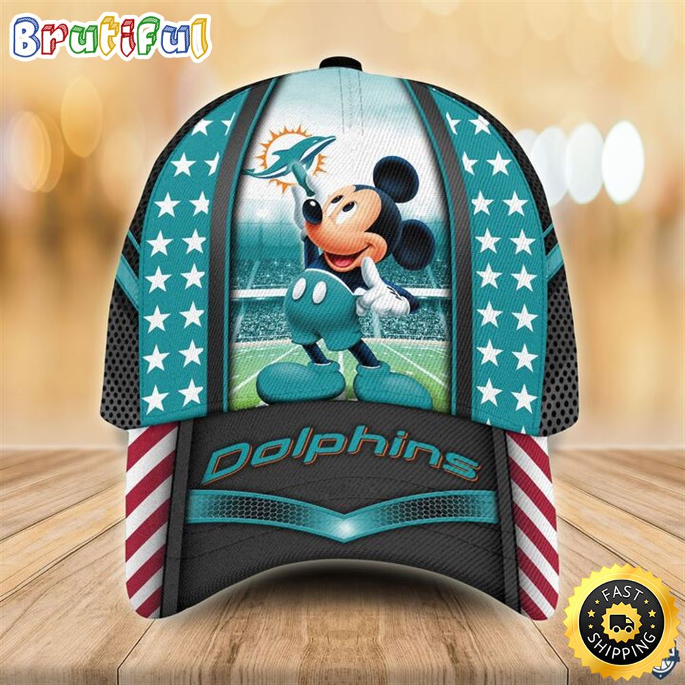 Sportswearmerch Miami Dolphins NFL x Mickey Mouse Classic Cap For Fan