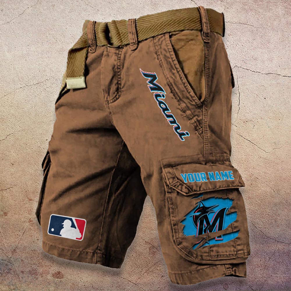 Sportswearmerch Miami Heat NBA Denim Short For Fan