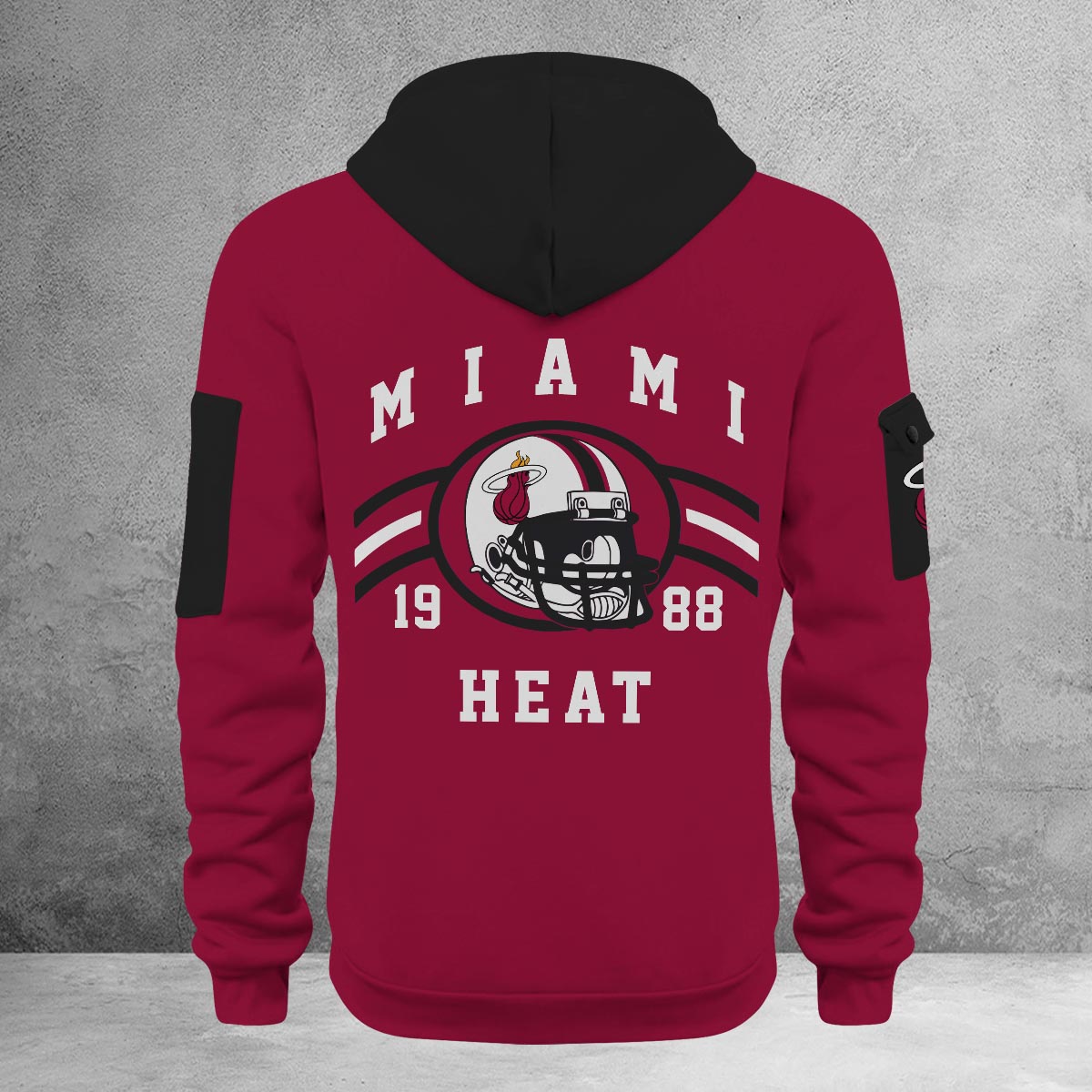 Sportswearmerch Miami Heat NBA Half Zip Hoodie Personalized For Fan