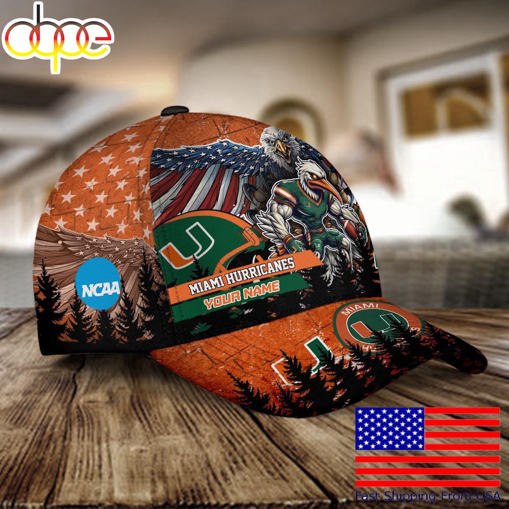 Sportswearmerch Miami Hurricanes NCAA Classic Cap For Fan