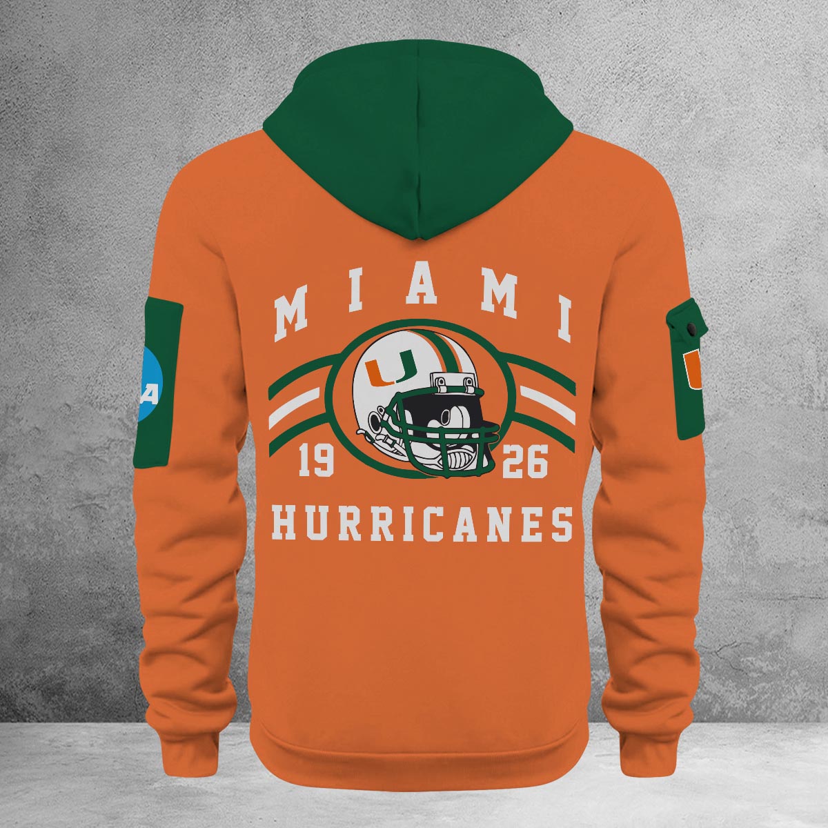 Sportswearmerch Miami Hurricanes NCAA Half Zip Hoodie Personalized For Fan