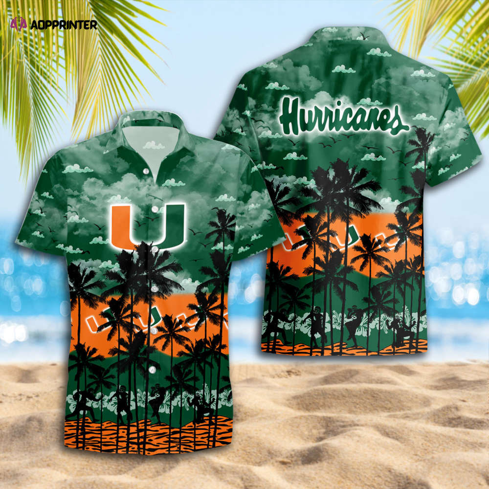 Sportswearmerch Miami Hurricanes NCAA Personalized Hawaiian Shirt For Fan