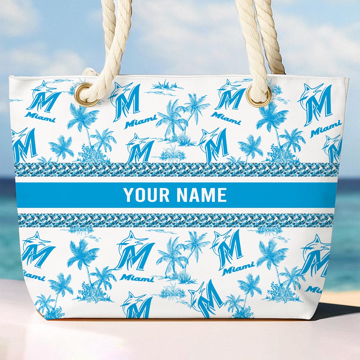 Sportswearmerch Miami Marlins MLB Beach Bag For Fan