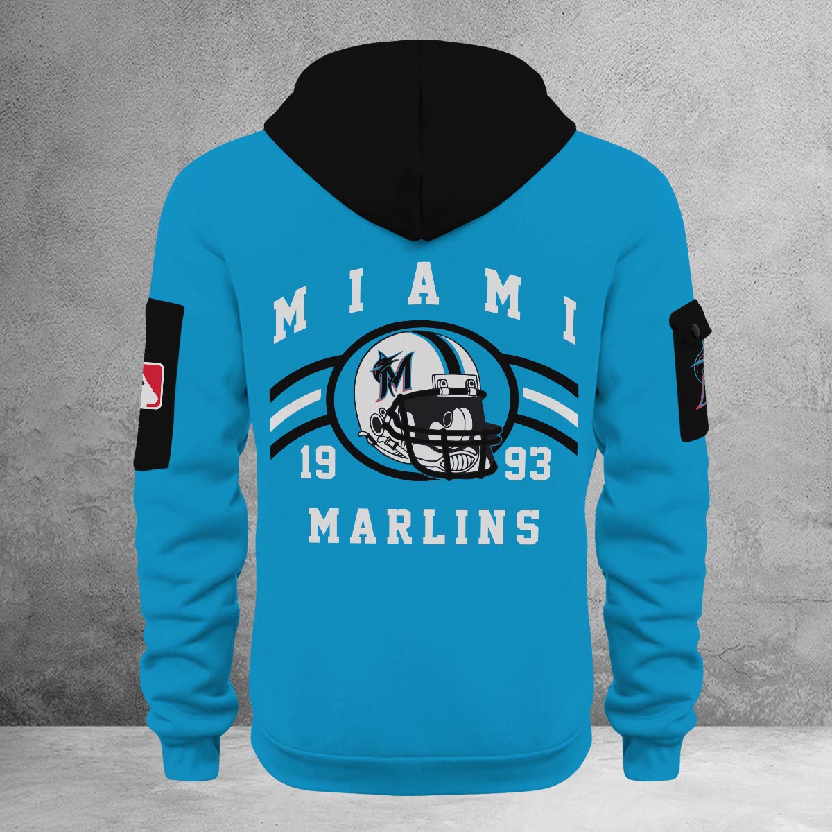 Sportswearmerch Miami Marlins MLB Half Zip Hoodie Personalized For Fan