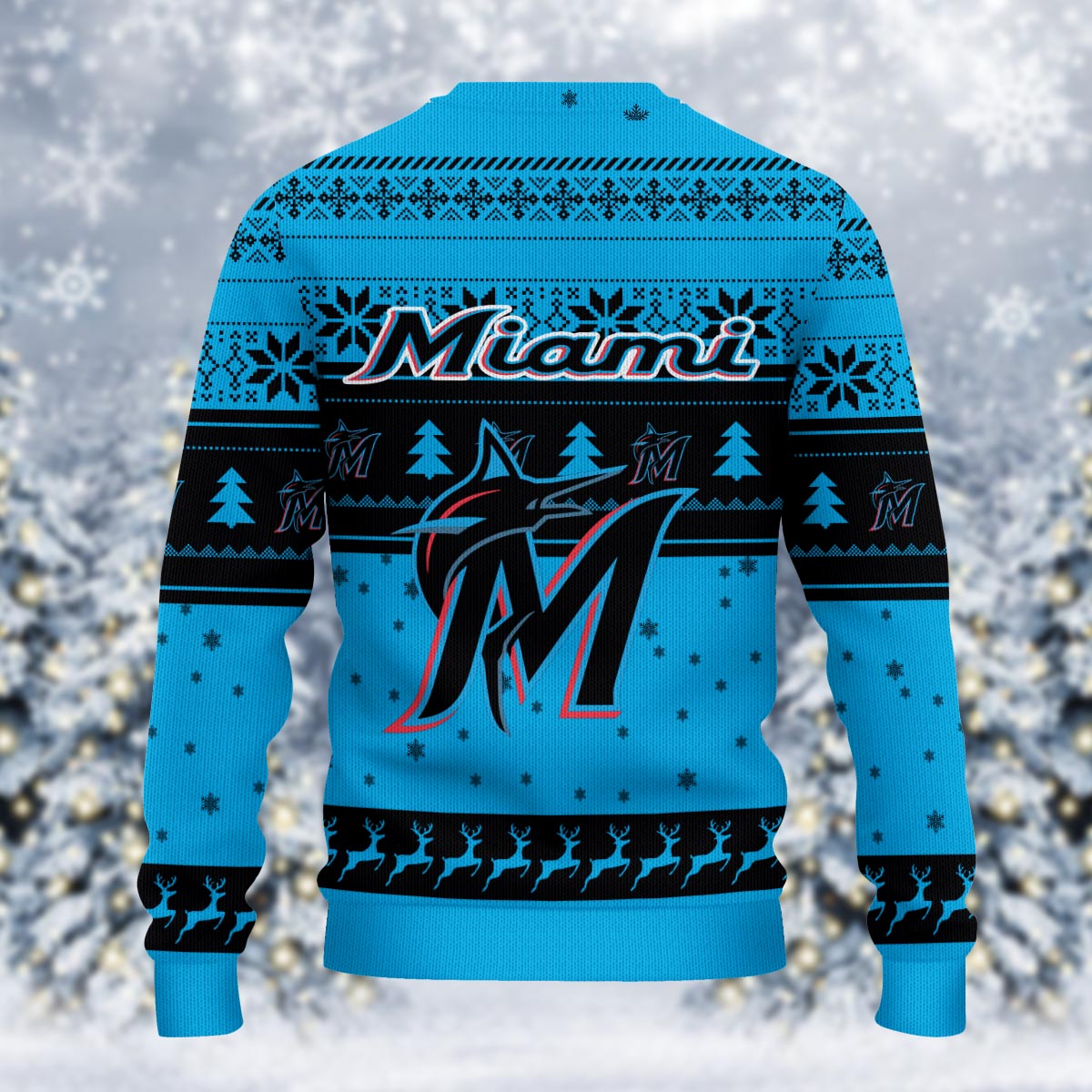Sportswearmerch Miami Marlins MLB x Grinch Christmas Ugly Sweater For Fans