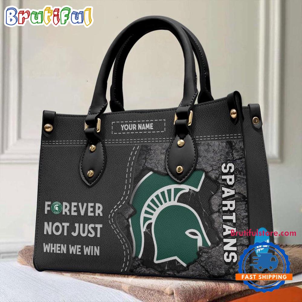 Sportswearmerch Michigan State Spartans NCAA Leather Hand Bag For Fan