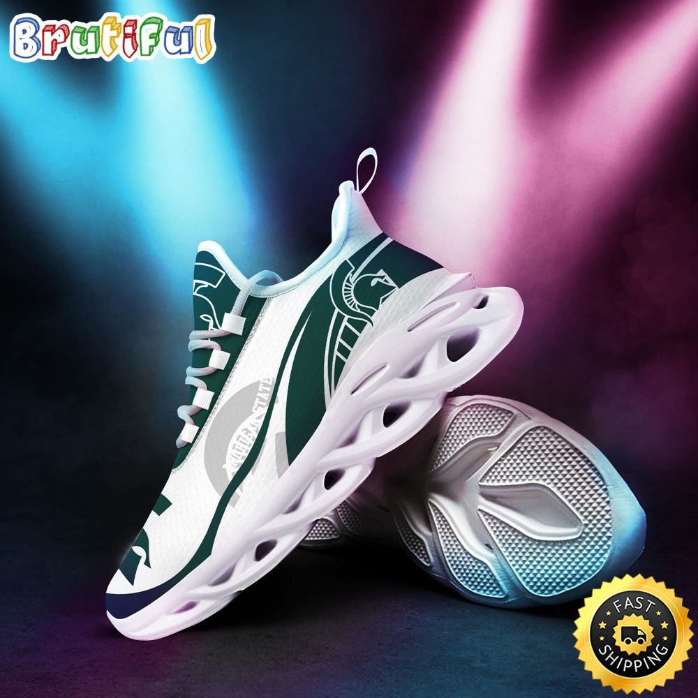 Sportswearmerch Michigan State Spartans NCAA Sneakers Max Soul Shoes For Fan