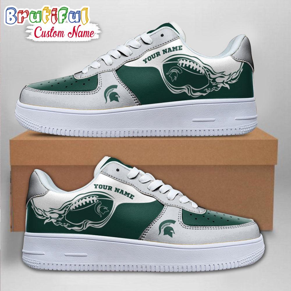 Sportswearmerch Michigan State Spartans NCAA Sporty Air Low-Top Shoes For Men And Women