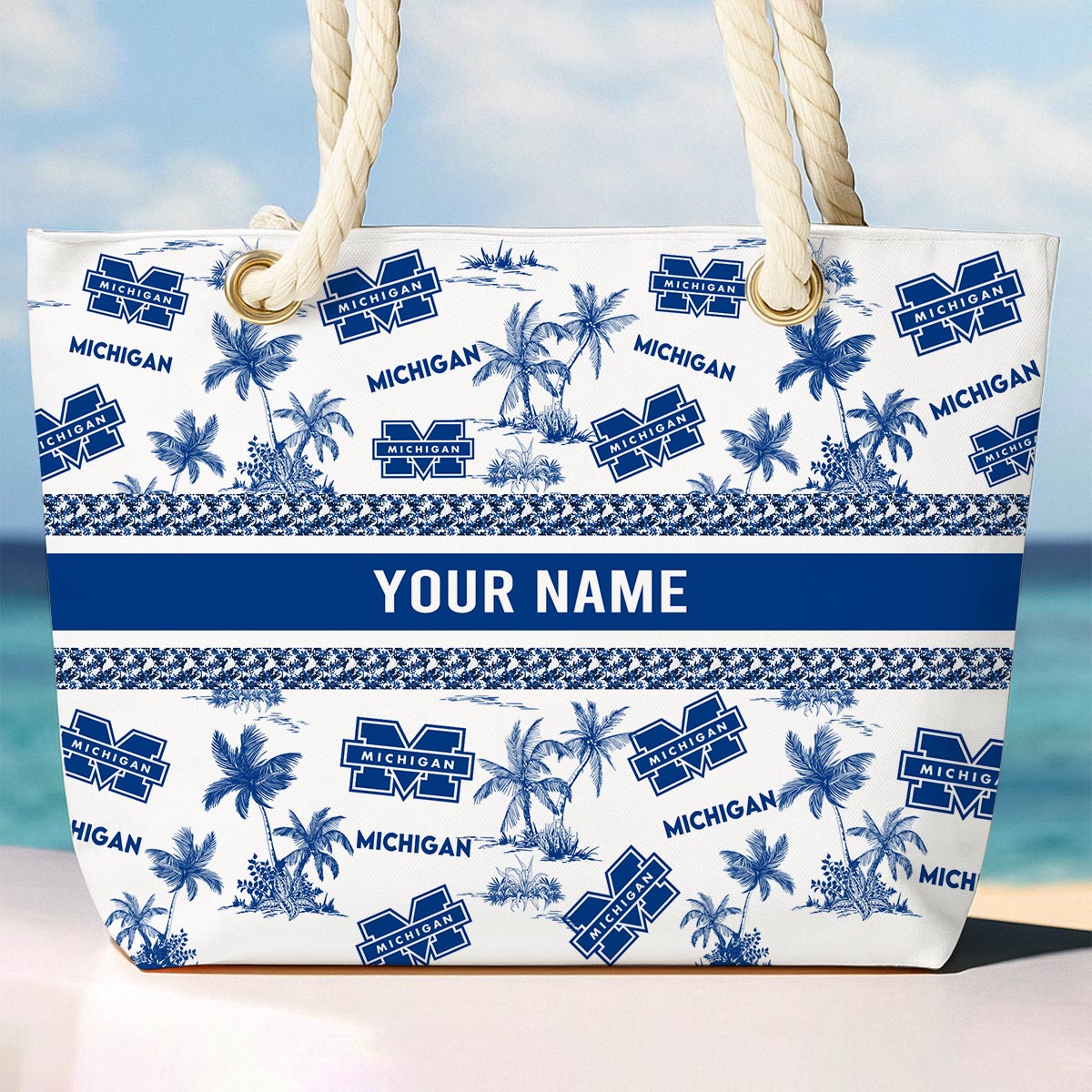 Sportswearmerch Michigan Wolverines NCAA Beach Bag For Fan