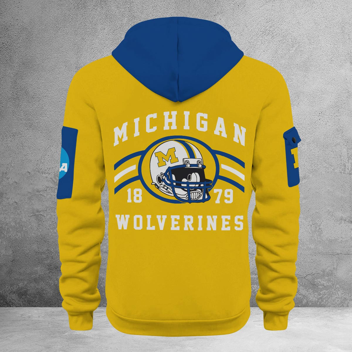 Sportswearmerch Michigan Wolverines NCAA Half Zip Hoodie Personalized For Fan