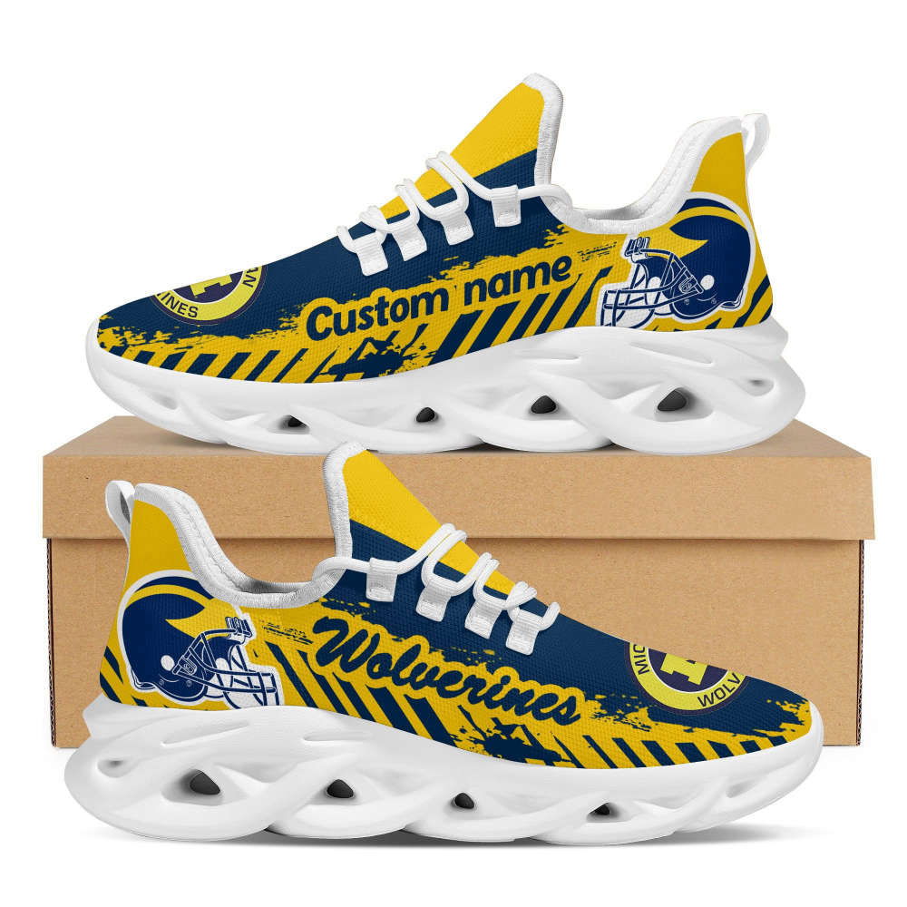 Sportswearmerch Michigan Wolverines NCAA Max Soul Shoes Sneakers For Men And Women
