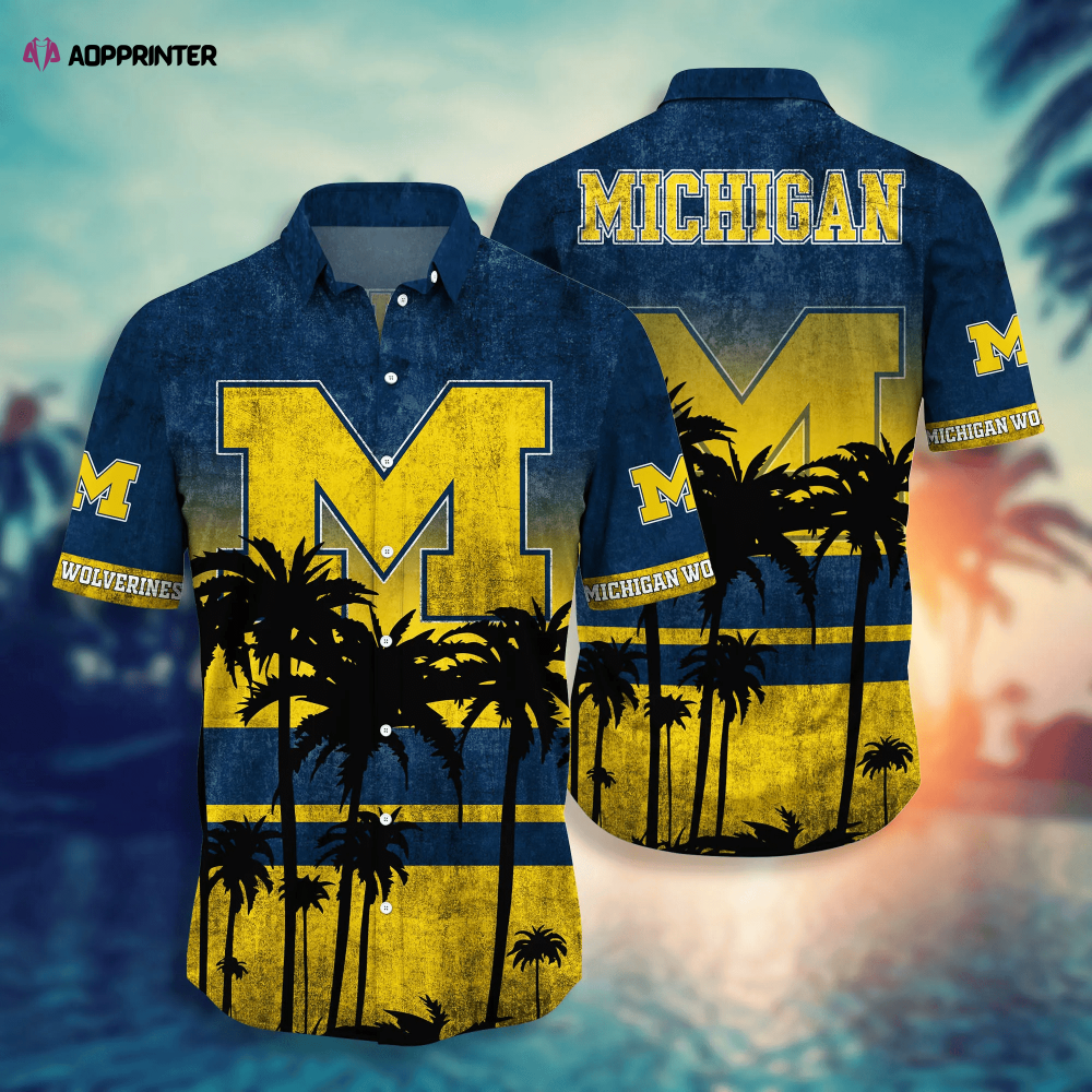 Sportswearmerch Michigan Wolverines NCAA Personalized Hawaiian Shirt For Fan