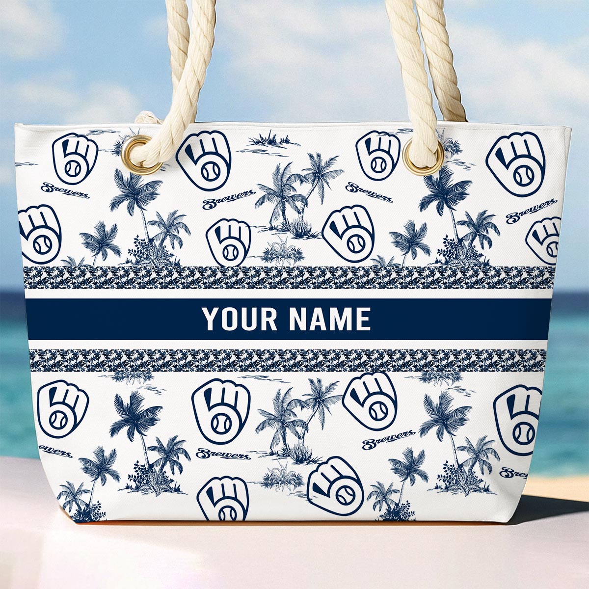 Sportswearmerch Milwaukee Brewers MLB Beach Bag For Fan