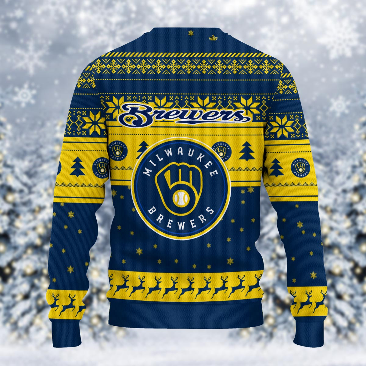 Sportswearmerch Milwaukee Brewers MLB x Grinch Christmas Ugly Sweater For Fans