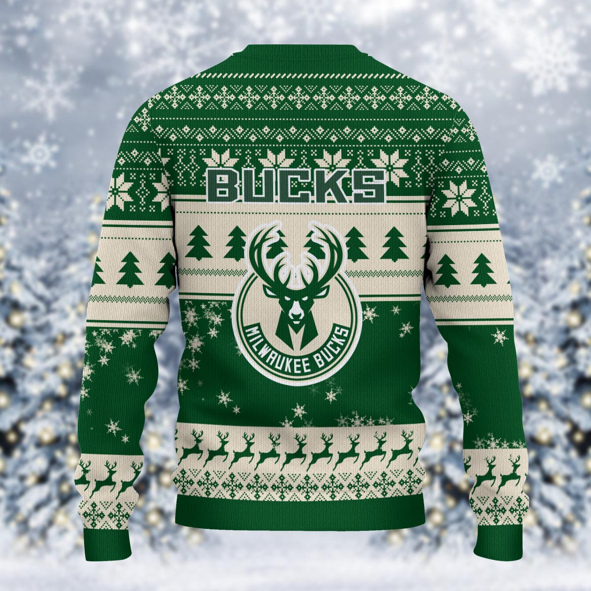 Sportswearmerch Milwaukee Bucks NBA x Grinch Christmas Ugly Sweater For Fans