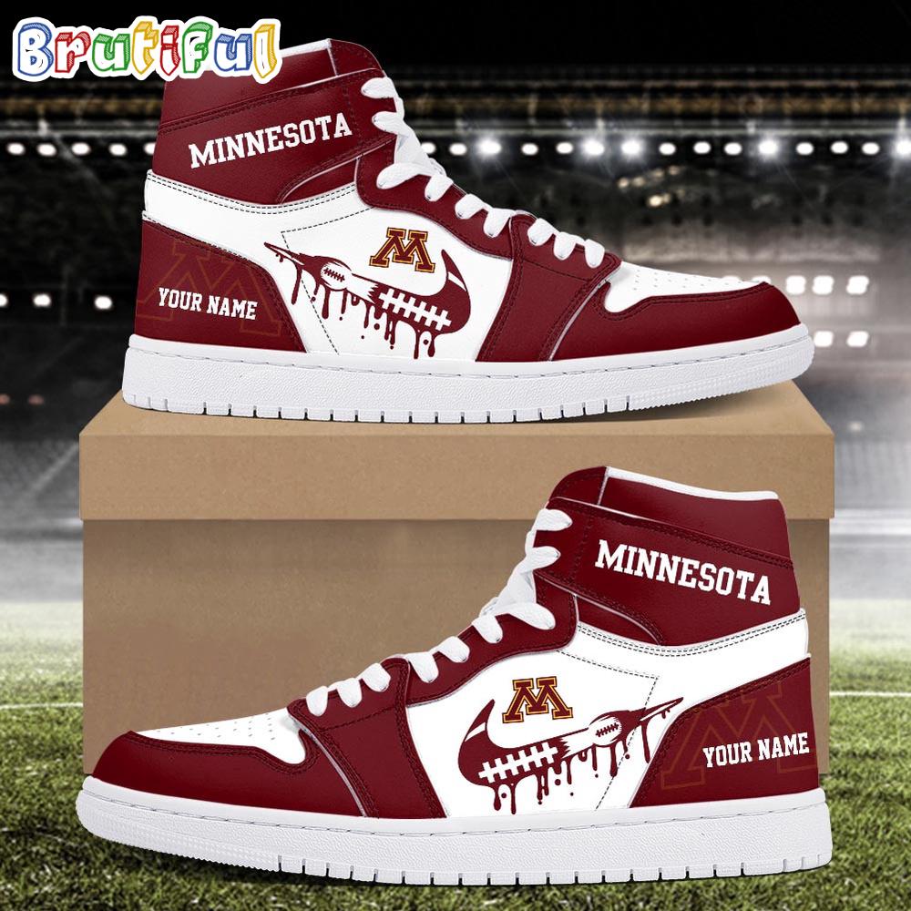 Sportswearmerch Minnesota Golden Gophers NCAA AJ1 High Sneakers Shoes For Men And Women