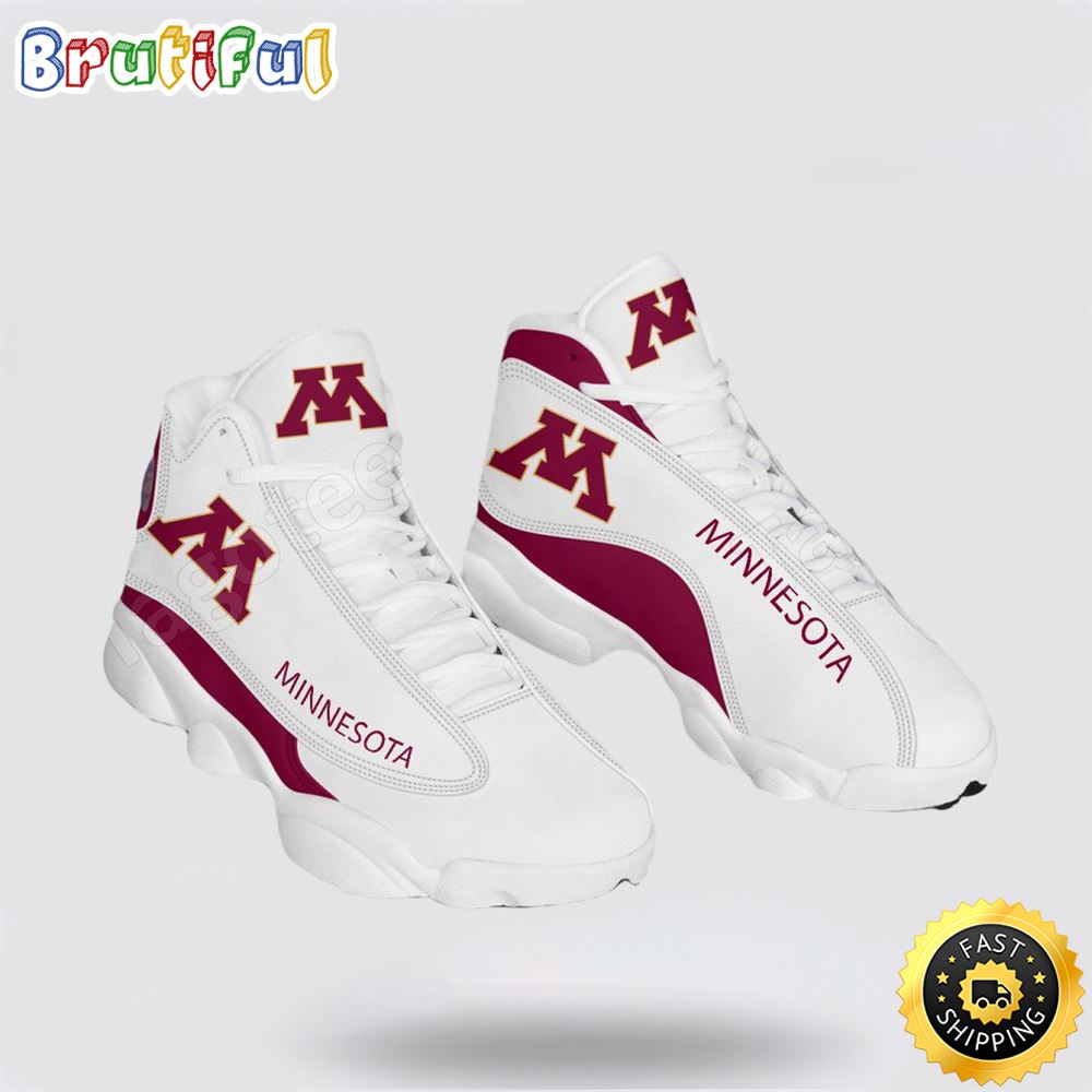 Sportswearmerch Minnesota Golden Gophers NCAA AJ13 Sneakers Shoes For Men And Women