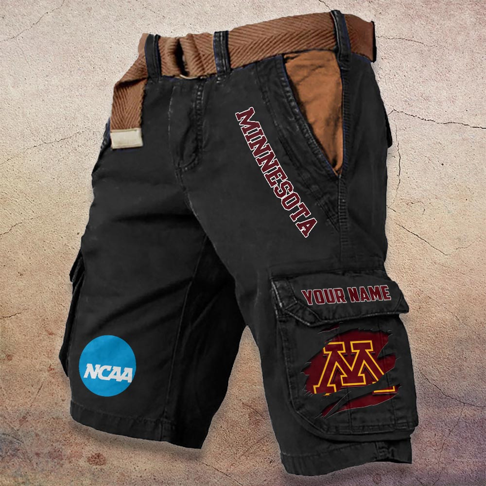 Sportswearmerch Minnesota Golden Gophers NCAA Denim Short For Fan