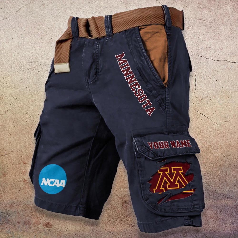 Sportswearmerch Minnesota Golden Gophers NCAA Denim Short For Fan