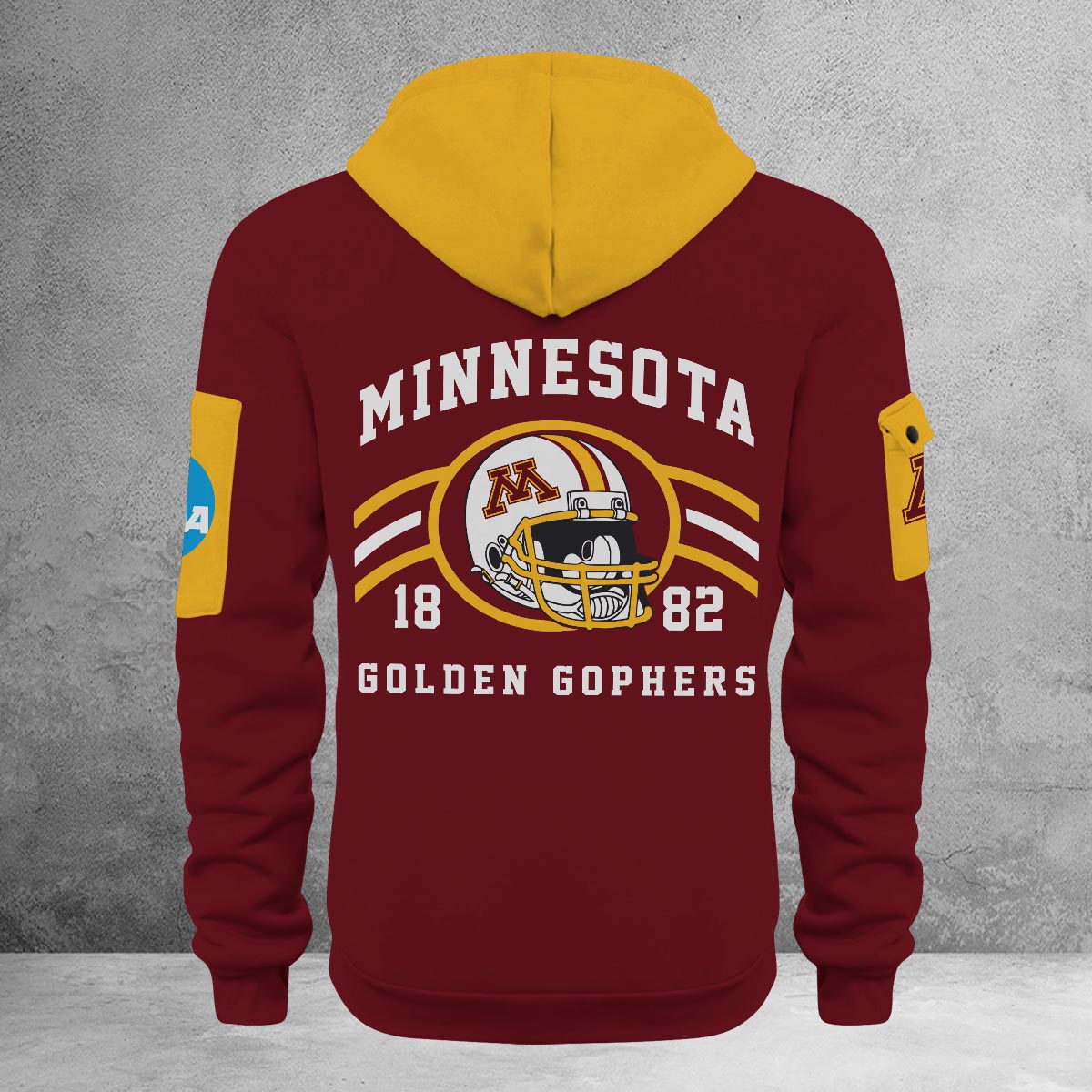 Sportswearmerch Minnesota Golden Gophers NCAA Half Zip Hoodie Personalized For Fan
