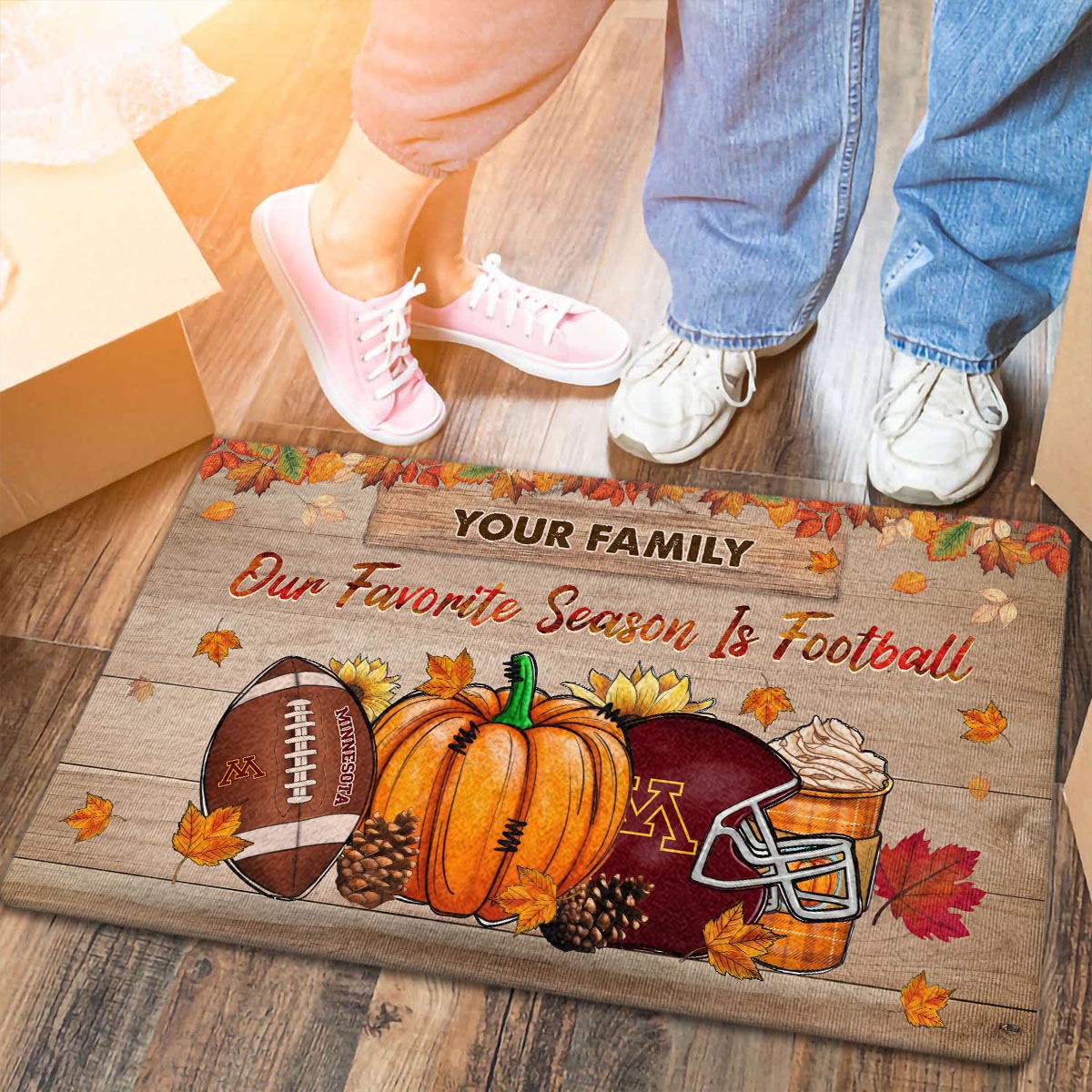 Sportswearmerch Minnesota Golden Gophers NCAA Our Favorite Season is Football Doormat For Fan