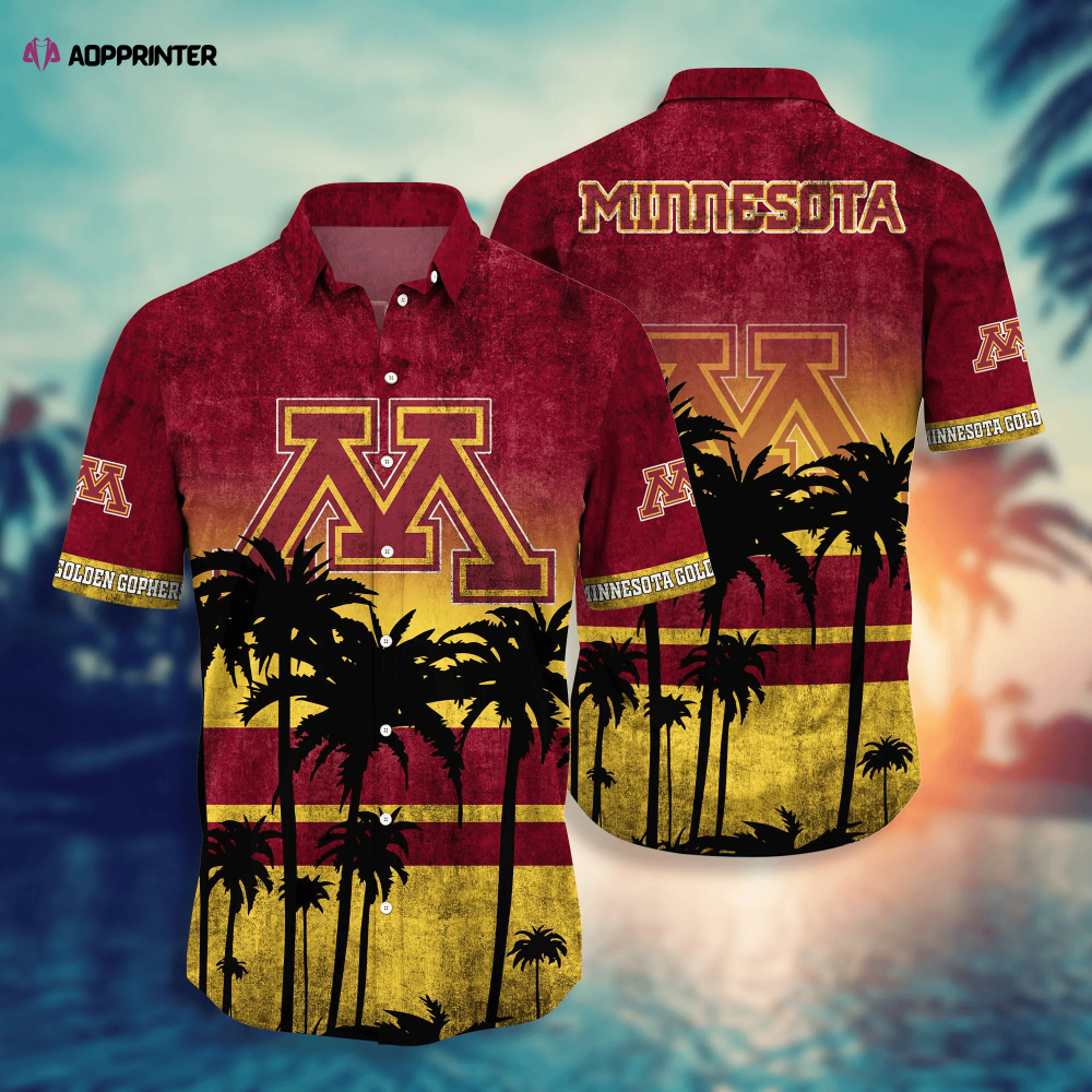 Sportswearmerch Minnesota Golden Gophers NCAA Personalized Hawaiian Shirt For Fan