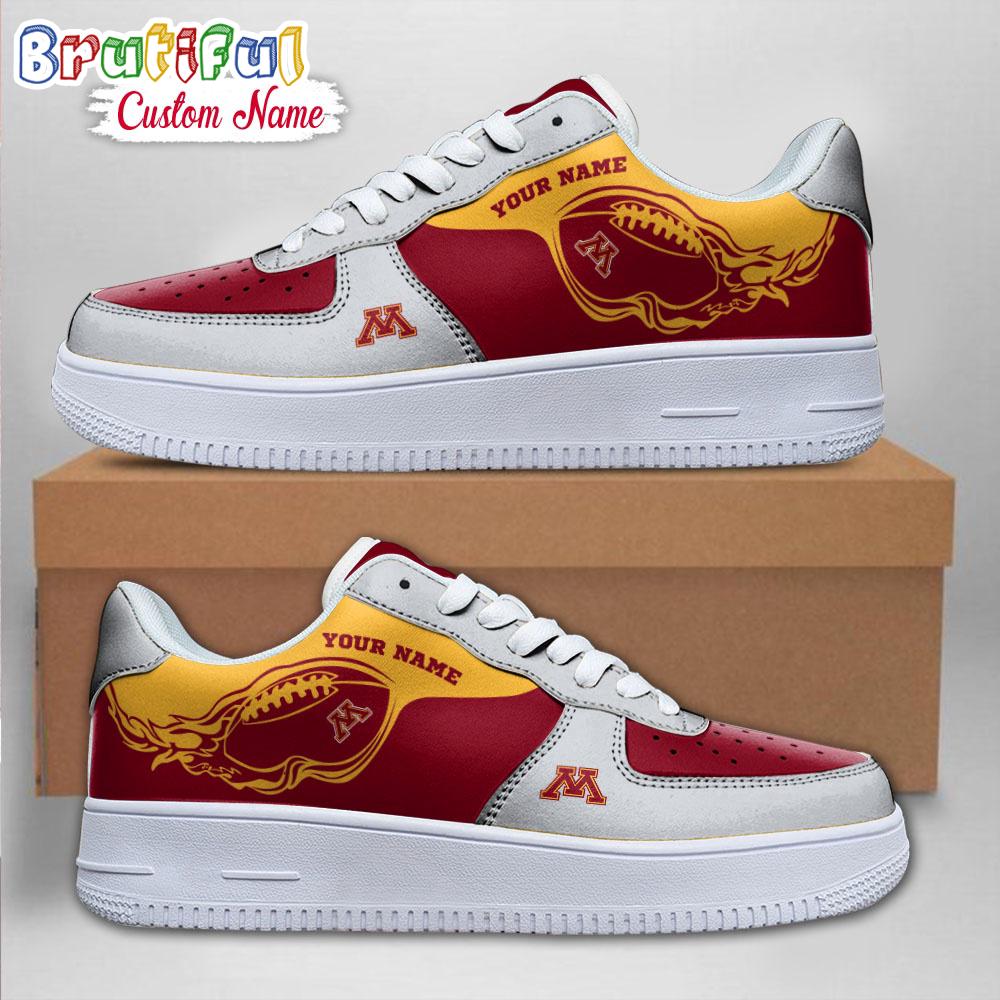 Sportswearmerch Minnesota Golden Gophers NCAA Sporty Air Low-Top Shoes For Men And Women