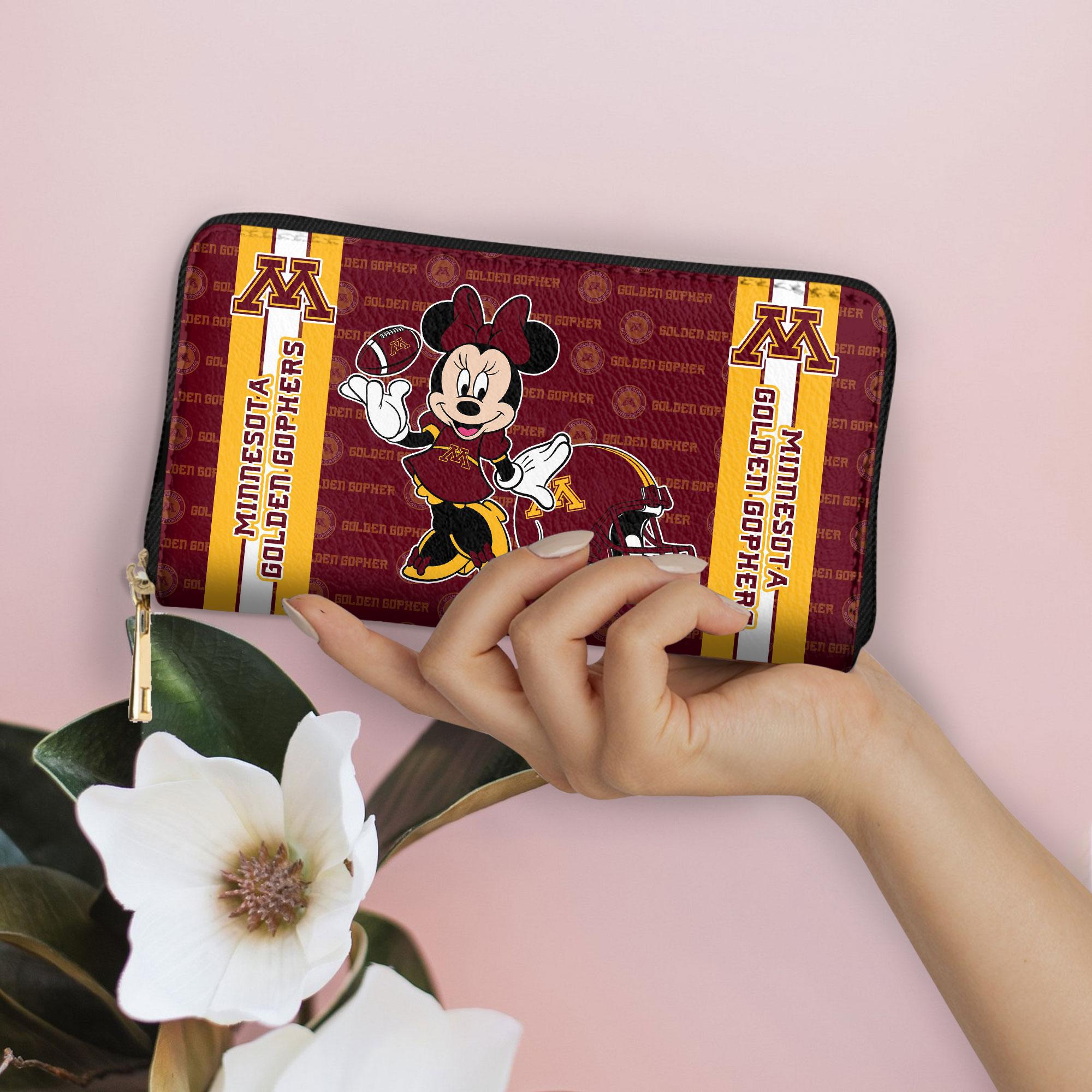Sportswearmerch Minnesota Golden Gophers NCAA x Minnie Women Leather Handbag For Fan