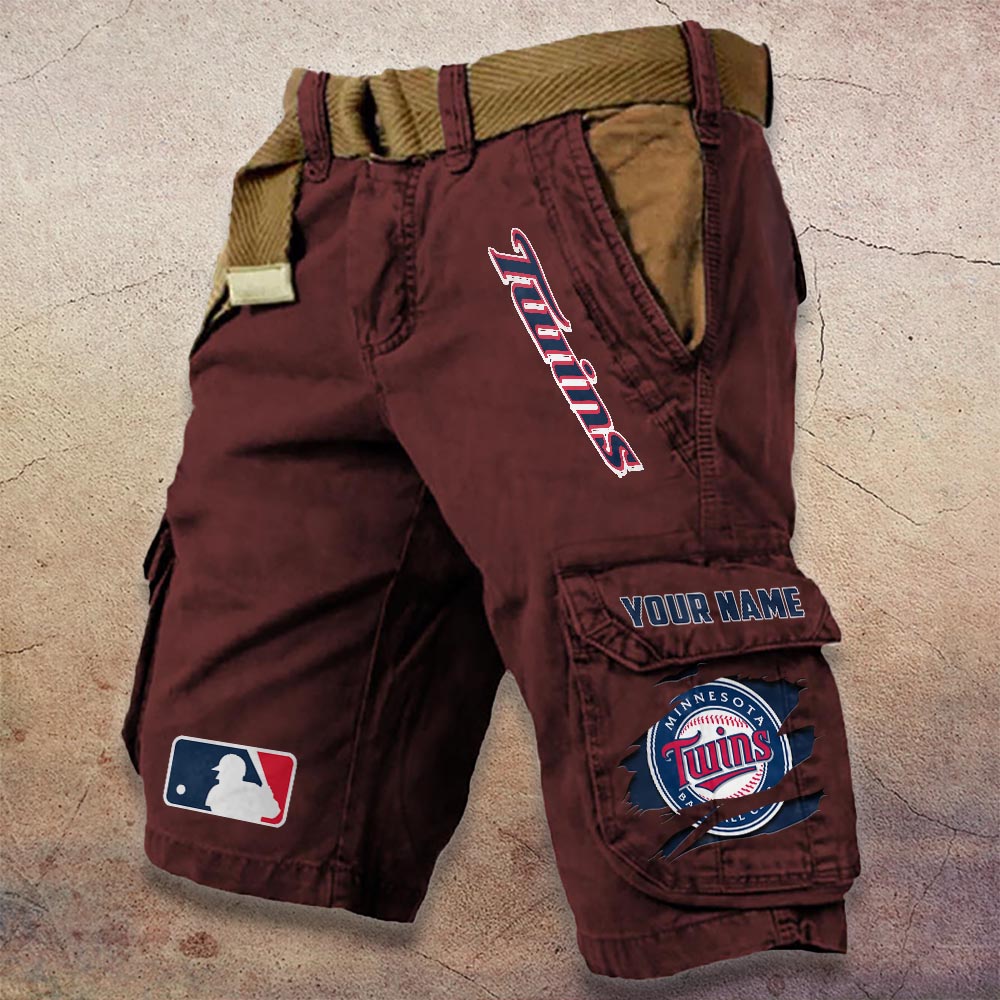 Sportswearmerch Minnesota Twins MLB Denim Short For Fan
