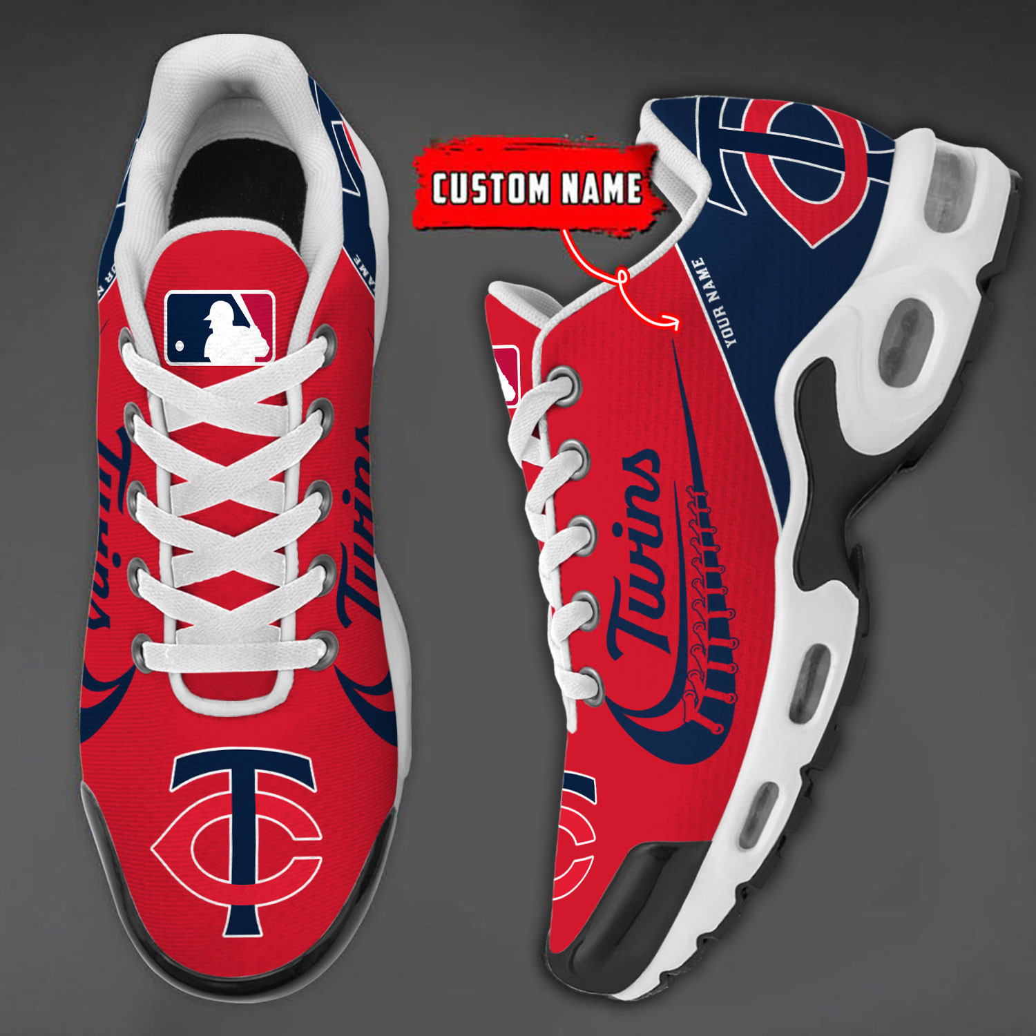 Sportswearmerch Minnesota Twins MLB TN Shoes Sneakers For Men And Women