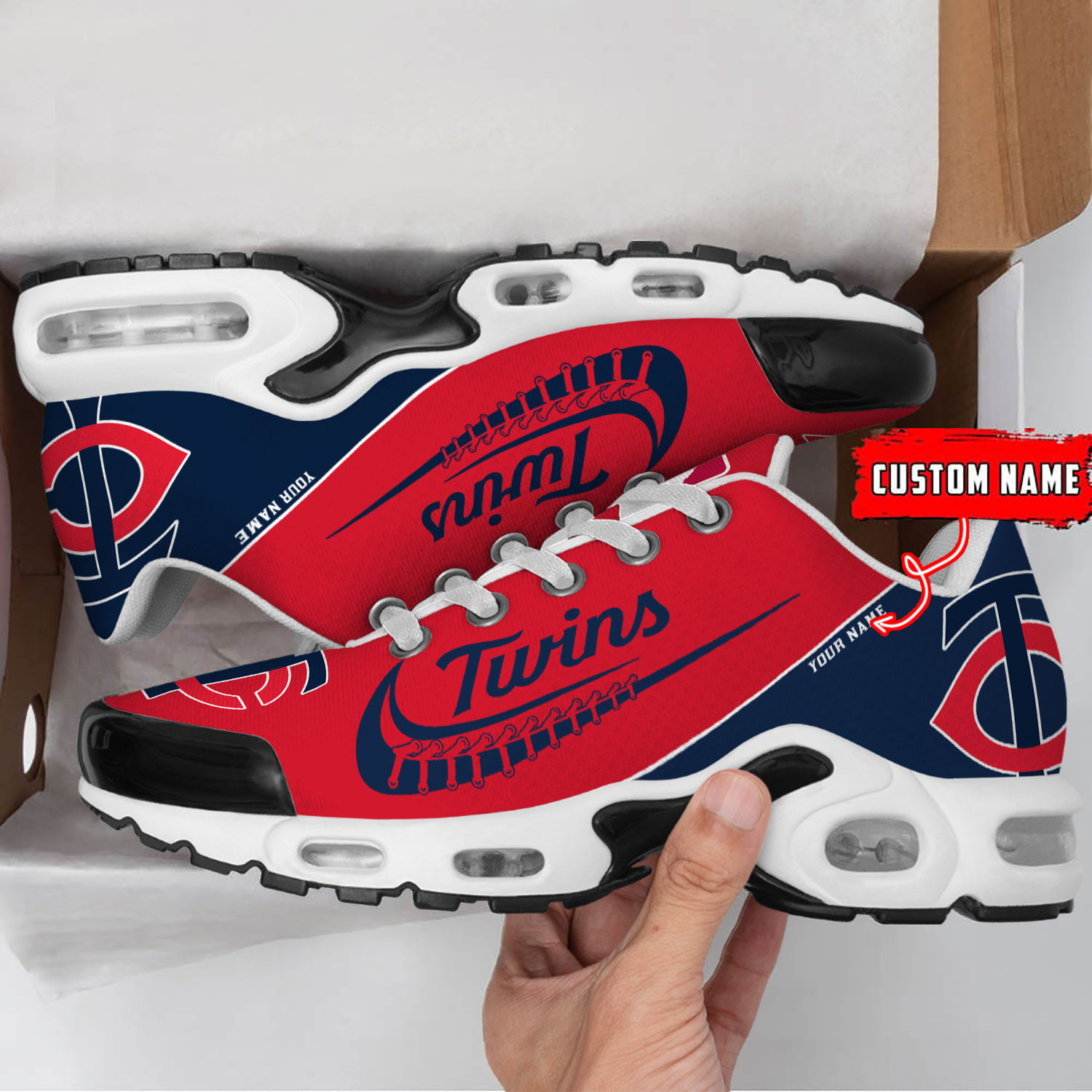Sportswearmerch Minnesota Twins MLB TN Shoes Sneakers For Men And Women