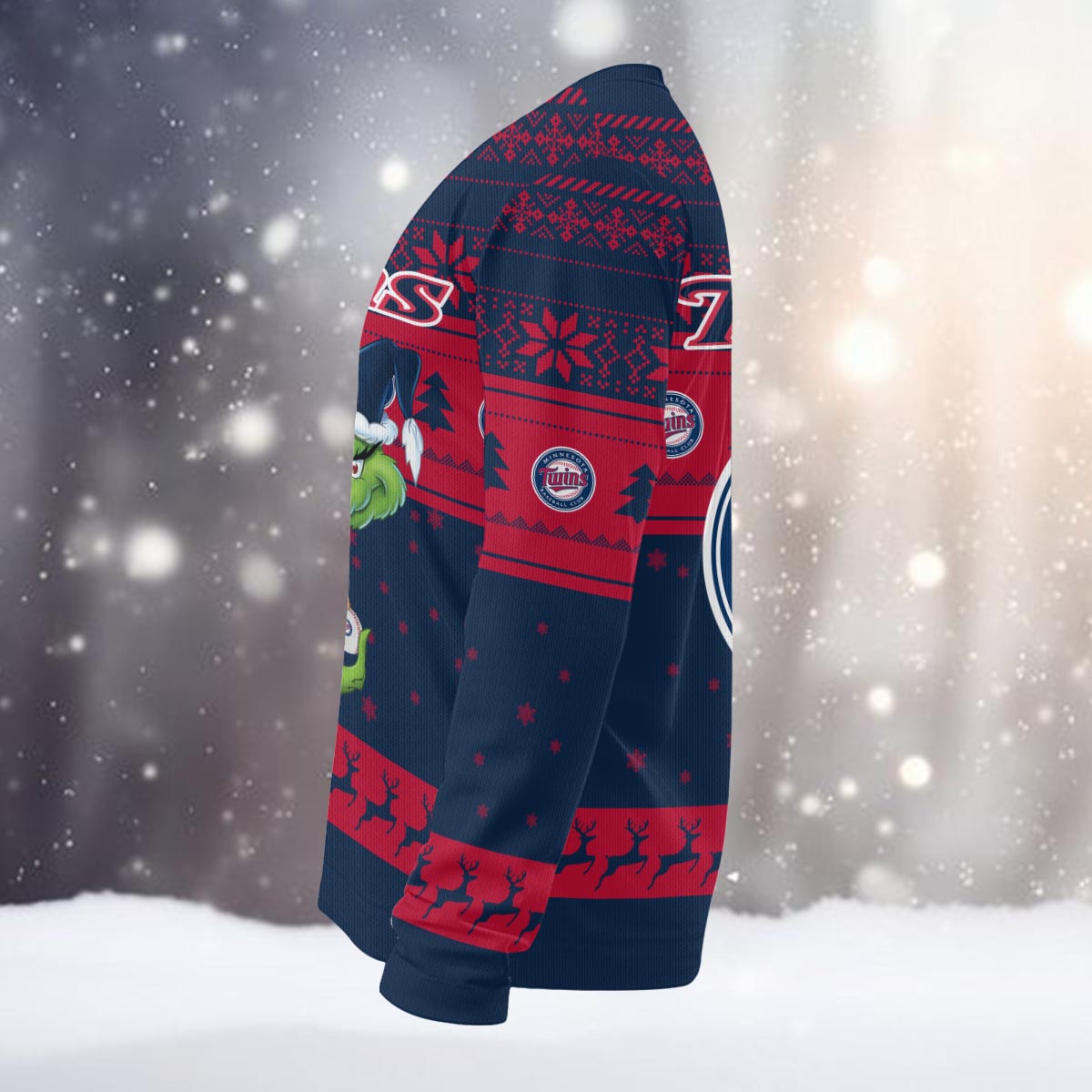 Sportswearmerch Minnesota Twins MLB x Grinch Christmas Ugly Sweater For Fans