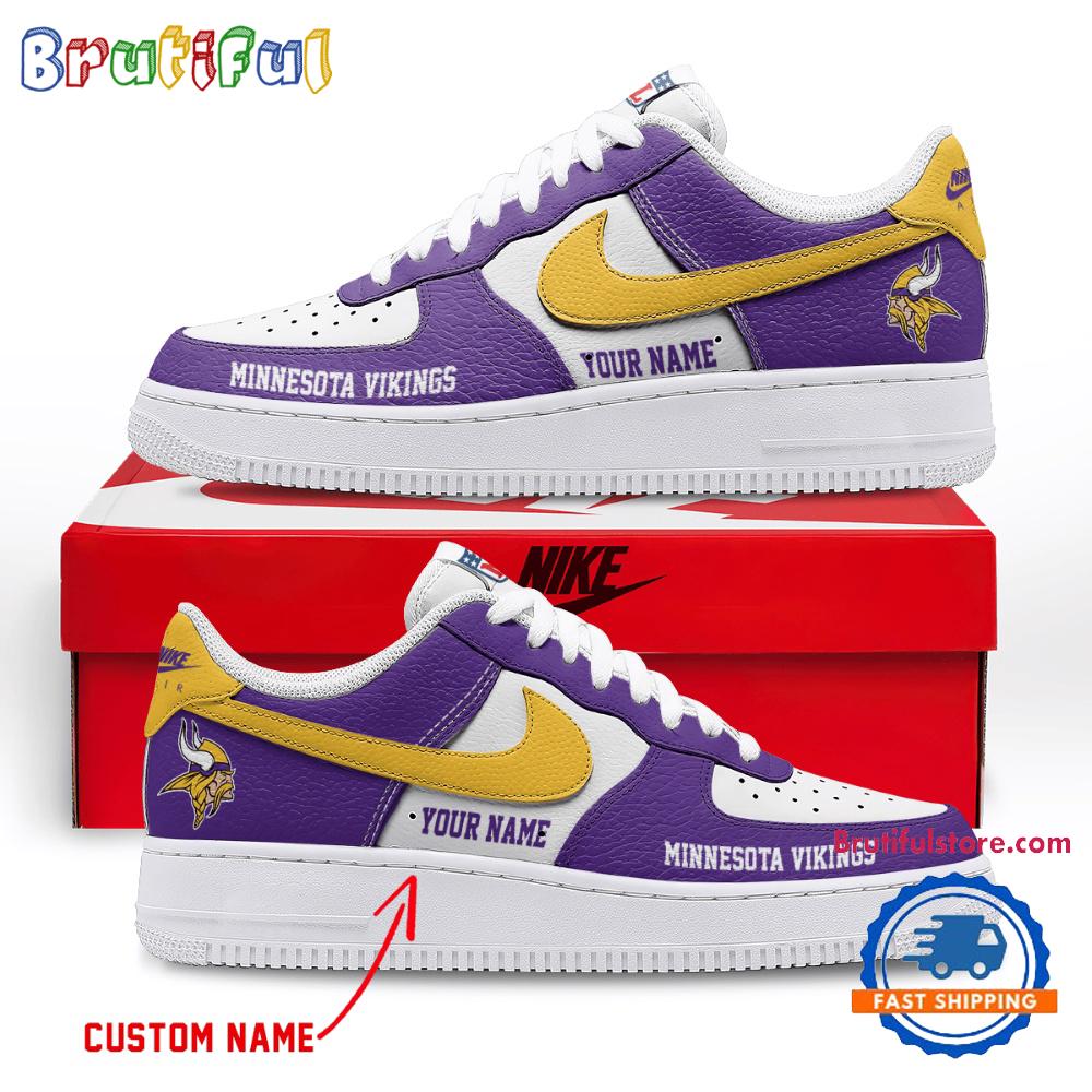 Sportswearmerch Minnesota Vikings NFL Air Low-Top Shoes For Men And Women